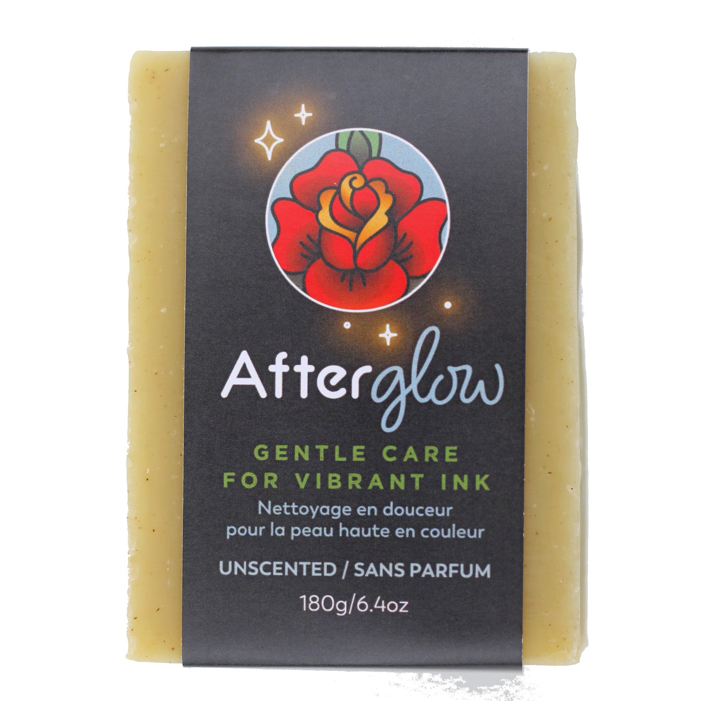 AFTERGLOW -  Unscented Organic Bar Soap for Tattoo Aftercare
