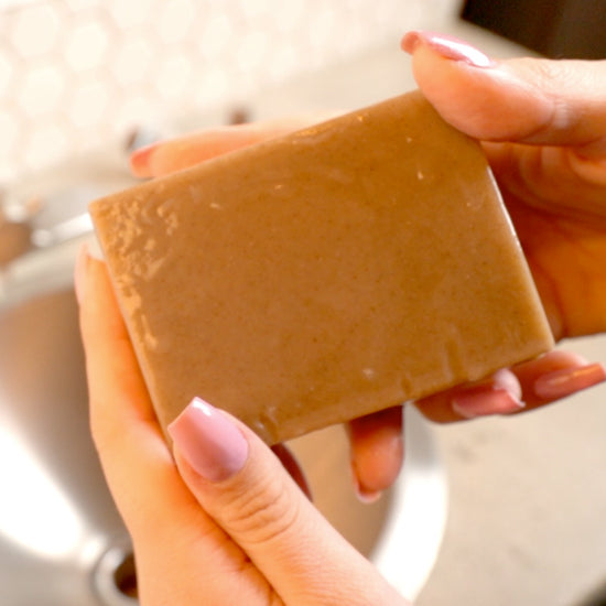 A video about "Aum" patchouli bar soap from Ground Soap