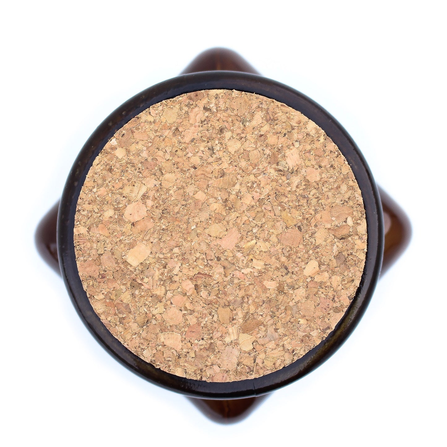 Bijou vanilla & orange shea body butter top view of cork