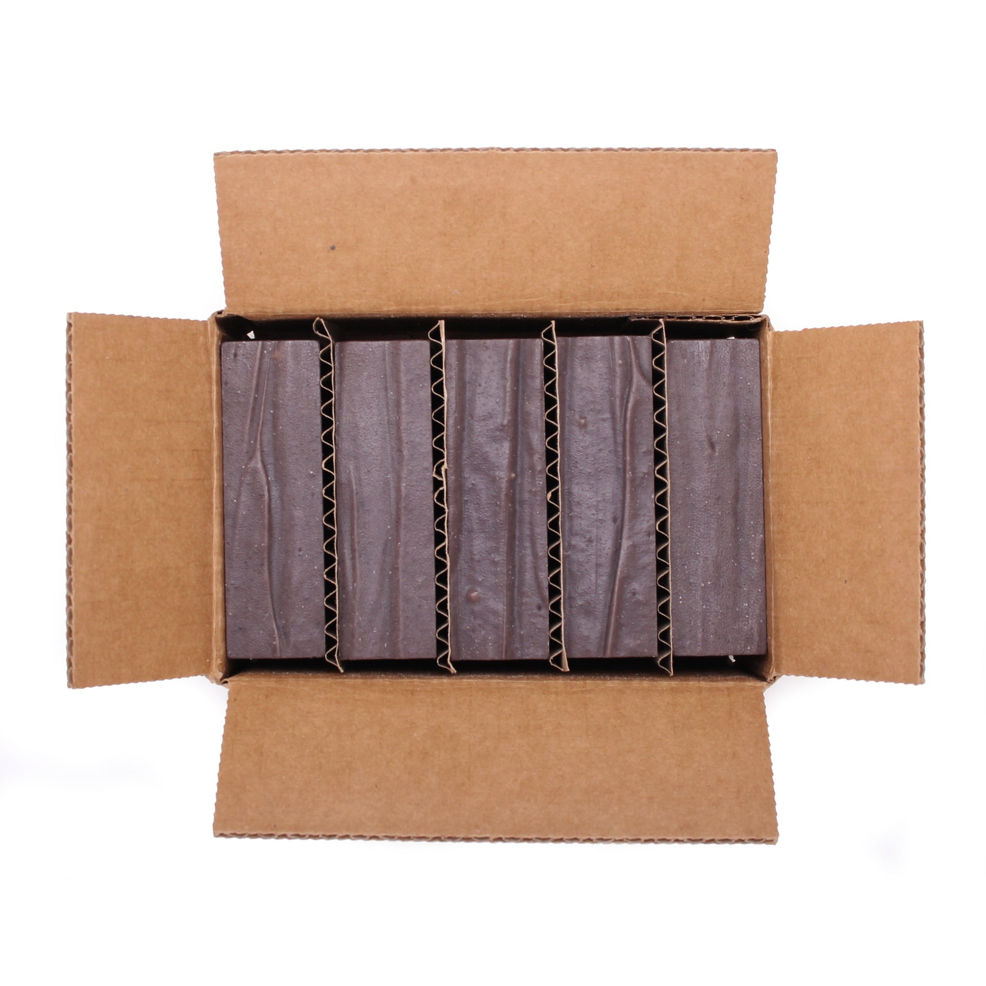 Five naked Black Cricket lavender essential oil organic bar soap from ground Soap.