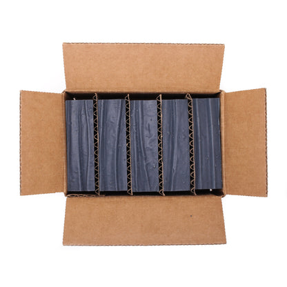 Naked five pack of Body Breath Peppermint essential oil organic bar soap from ground Soap in box.