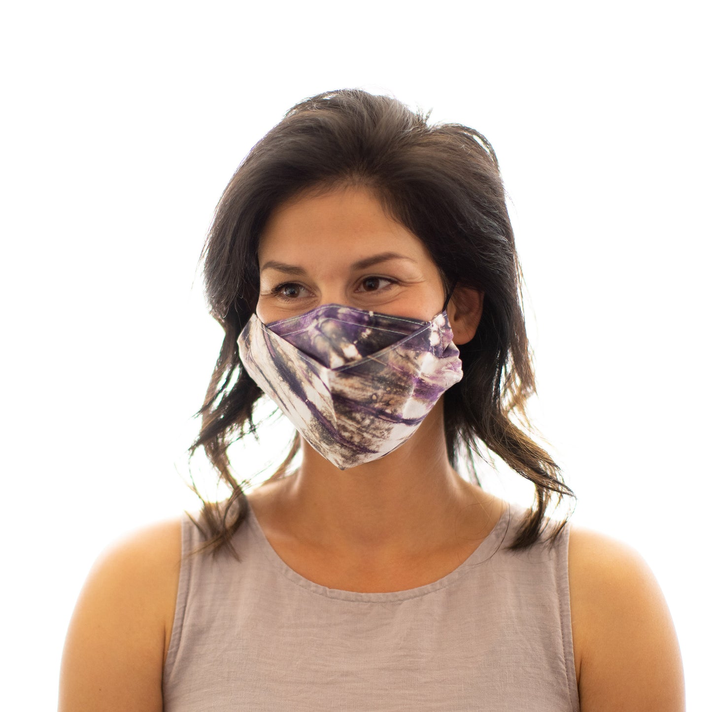 Purple Haze - Batik Cotton Face Mask